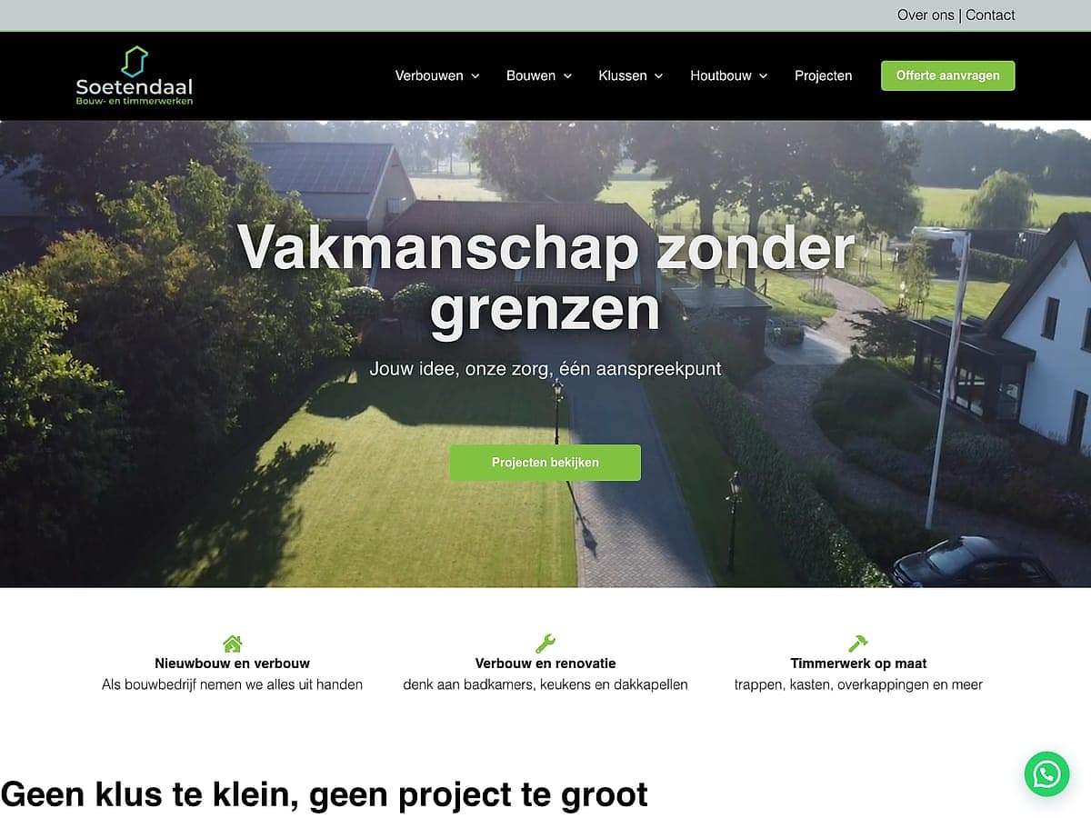 De website van Soetendaal